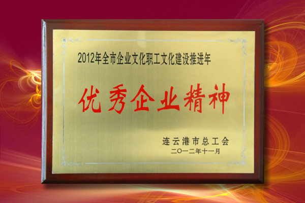 公司價值觀“秉德踐信、正源至善”被評為連云港市優(yōu)秀企業(yè)精神